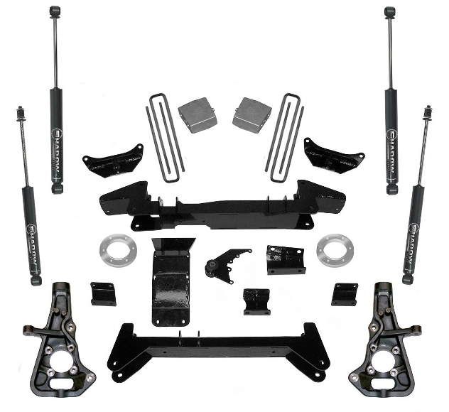 6" lift kit for Silverado, Sierra 1500HD, 2500 Avalanche, Suburban and Yukon XL 2500