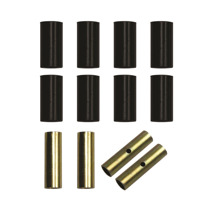 Leaf spring bushing kit for 2 leaf springs