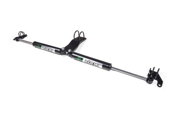 Dual Steering Stabilizer Kit, black cylinder