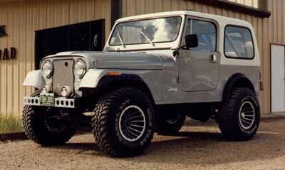 1983 CJ7 with 4" suspension lift kit