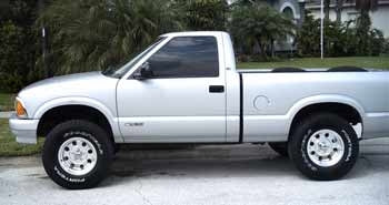 Chevy S10 with 4" Lift Kit