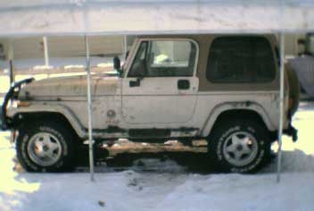 1995 Jeep Wrangler Sahara with 2" shackles