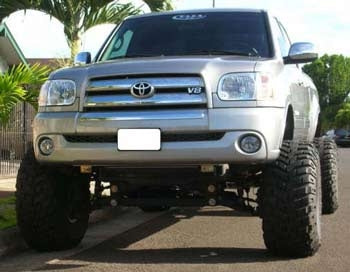 2005 Toyota Tundra with 4.5" Tuff Country lift kit, 2.5" Revtek, 3" body lift