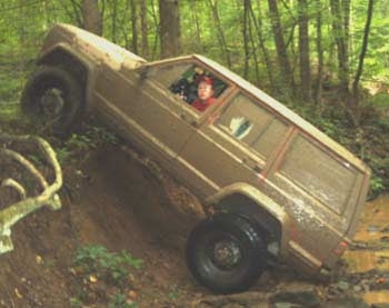 1994 Jeep Cherokee with 4.5" Rough Country lift kit