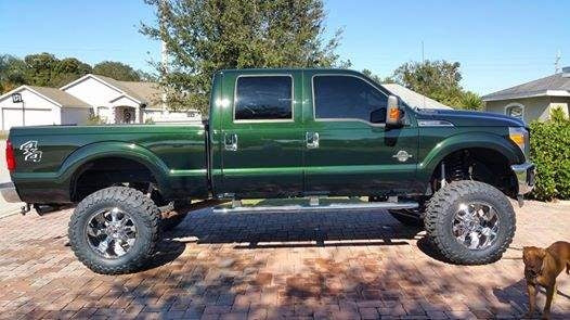 2013 Ford F250 6.7L Powerstroke with Skyjacker Class II 8.5" lift kit