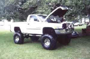 2001 Dodge Ram 1500, 15" suspension lift kit, 3" body lift