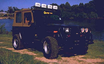 Wrangler YJ with 1.5" Superlift suspension lift kit