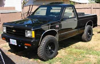 1986 Chevy S10 with 6" Suspension Lift Kit