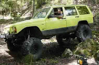1987 Jeep Cherokee XJ custom lift kit