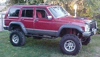 1991 Cherokee Laredo XJ with 6" suspension lift kit