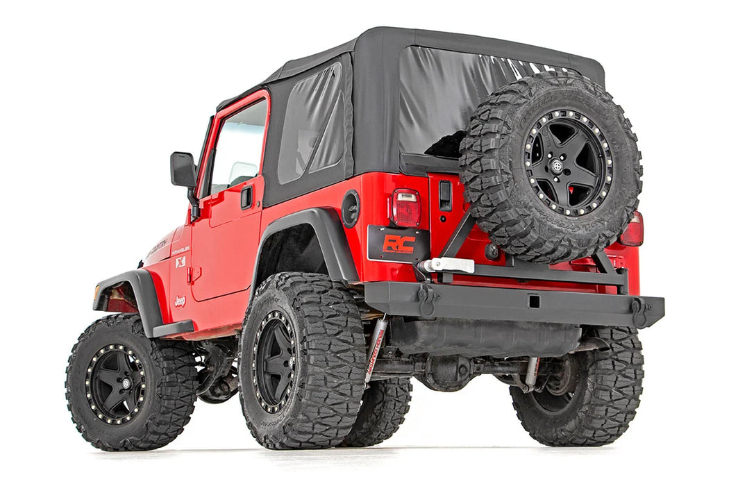 1987-06 Jeep Wrangler YJ, TJ rear bumper with tire carrier