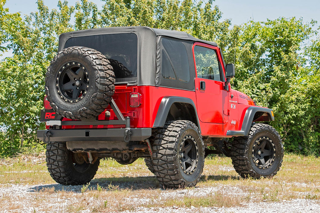 1987-06 Jeep Wrangler YJ, TJ rear bumper with tire carrier