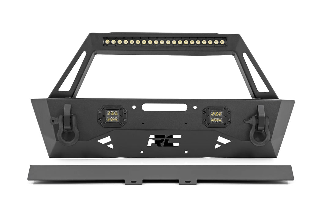 Jeep Wrangler JK, JL, Unlimited, Gladiator JT Front Trail Bumper, Black Series LED