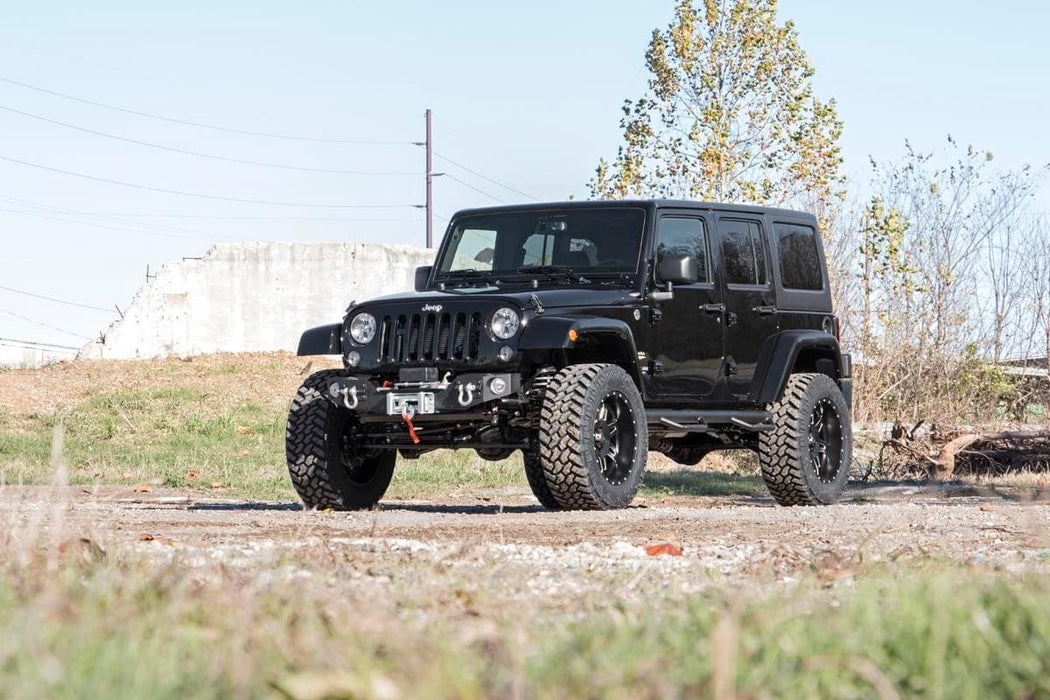 2007-18 Jeep Wrangler JK, Unlimited Hybrid Stubby Bumper w/ light mounts