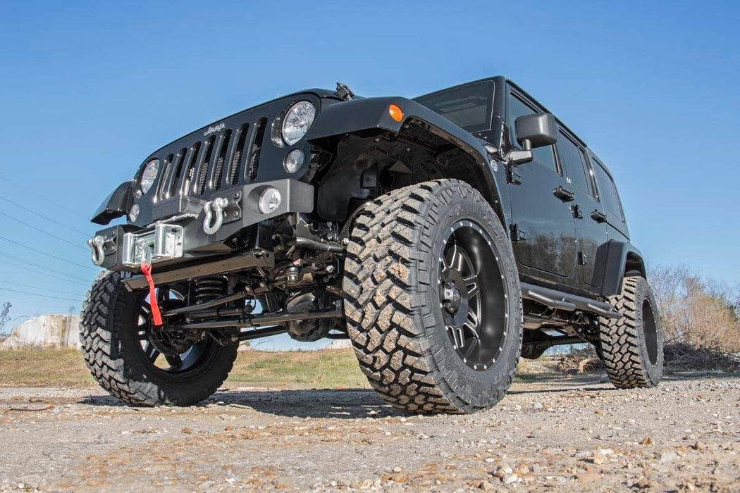 2007-18 Jeep Wrangler JK, Unlimited Hybrid Stubby Bumper w/ light mounts