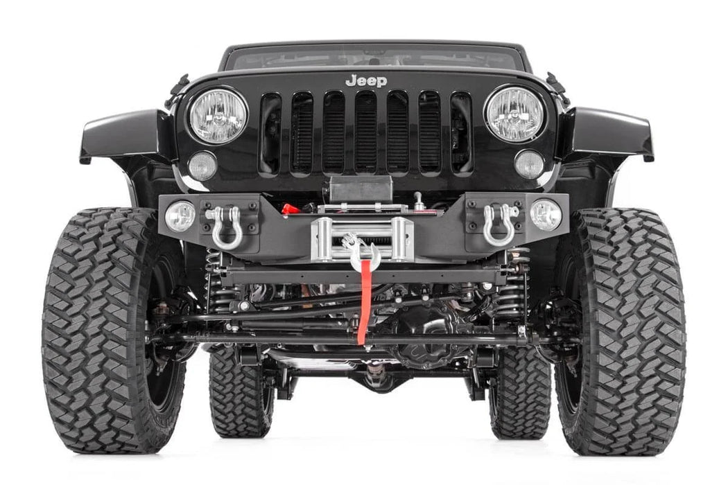 2007-18 Jeep Wrangler JK, Unlimited Hybrid Stubby Bumper w/ light mounts