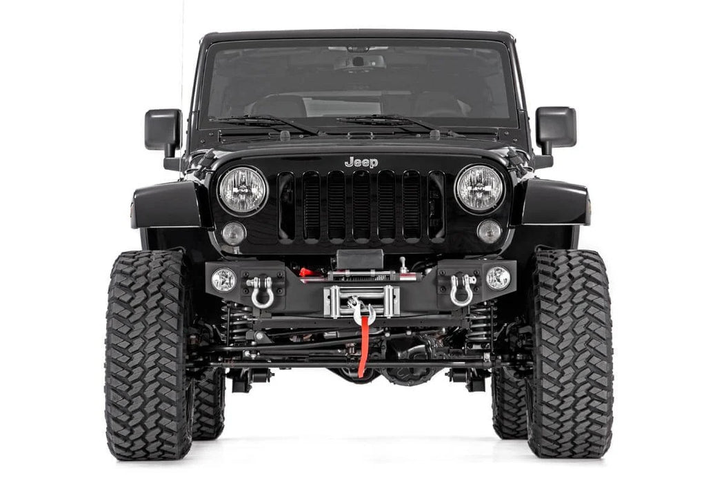 2007-18 Jeep Wrangler JK, Unlimited Hybrid Stubby Bumper w/ light mounts