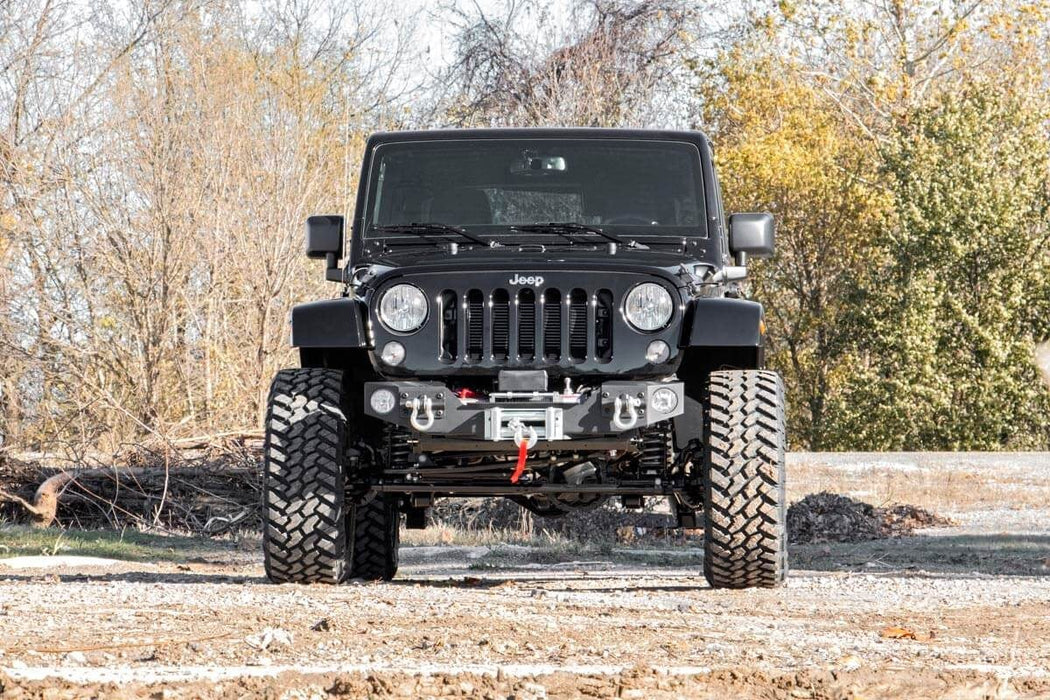 2007-18 Jeep Wrangler JK, Unlimited Hybrid Stubby Bumper w/ light mounts