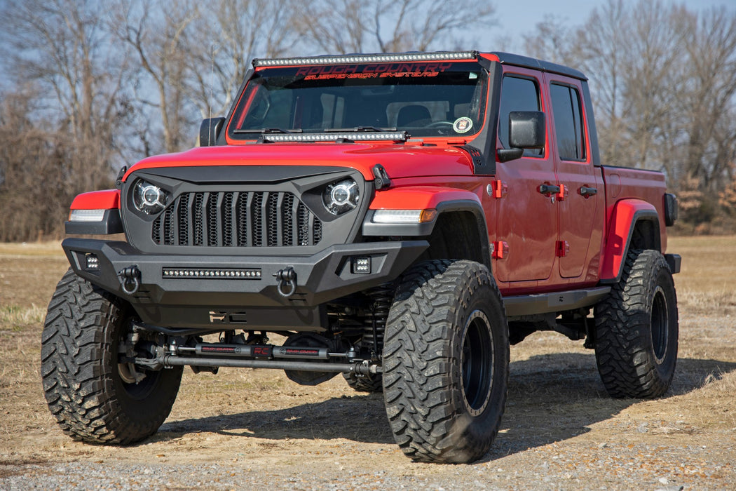 Jeep Wrangler JK, JL, Unlimited, Gladiator JT Full Width Front Bumper, LED Light Bar