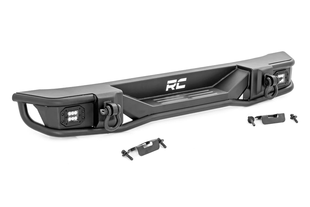 Jeep Wrangler JK Rear Tubular Bumper, Black Series LED
