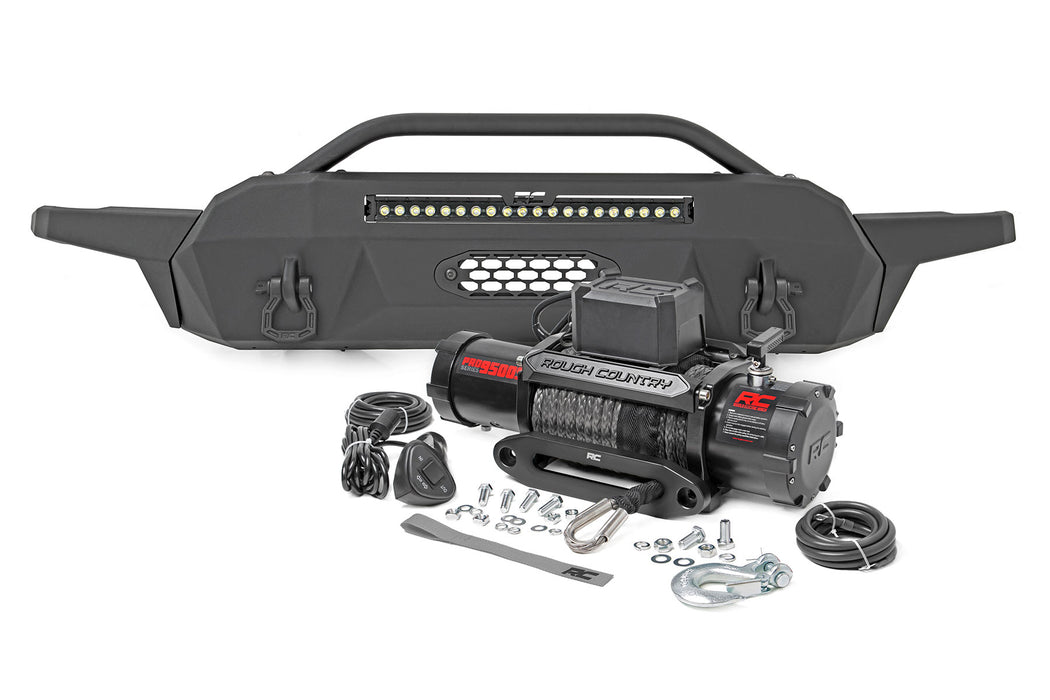 2016-23 Toyota Tacoma Front Hybrid High Clearance Winch Bumper