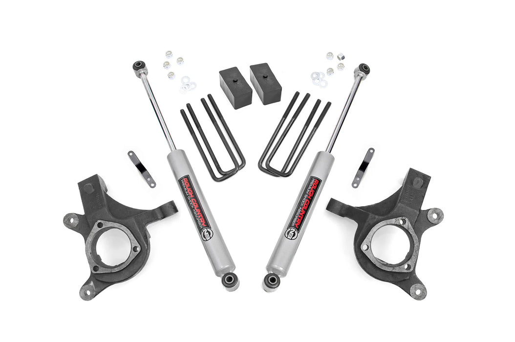2007-13 2WD Chevy Silverado, GMC Sierra 1500 3" lift kit, N3 Nitro shocks