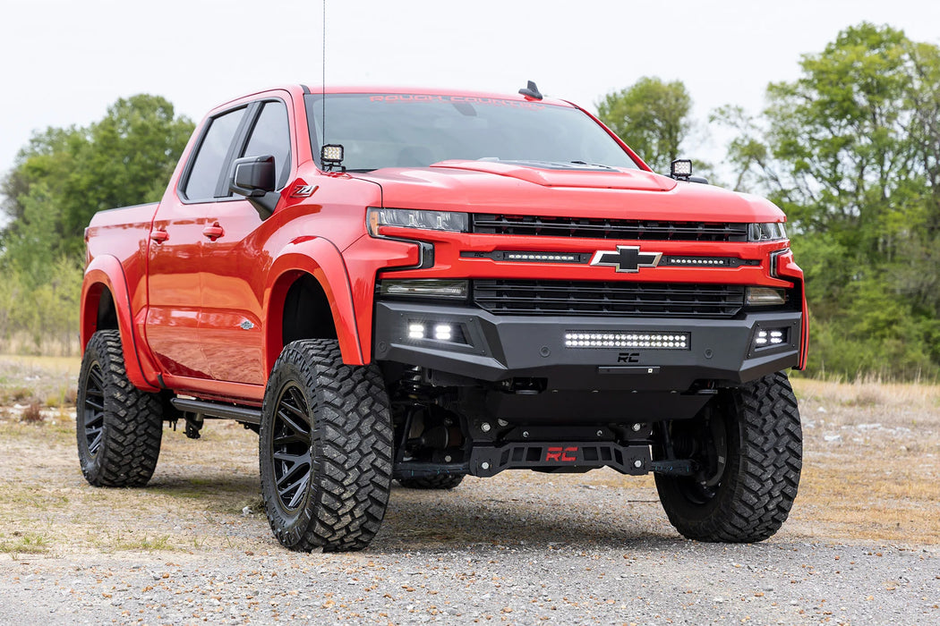 2019-22 2&4WD Chevy Silverado 1500 Front LED Prerunner Bumper