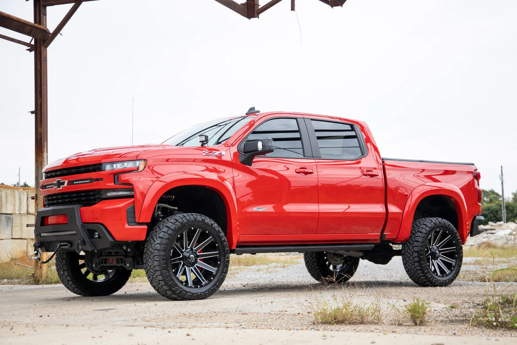 2019-22 2&4WD Chevy Silverado 1500 Front LED hidden winch bumper