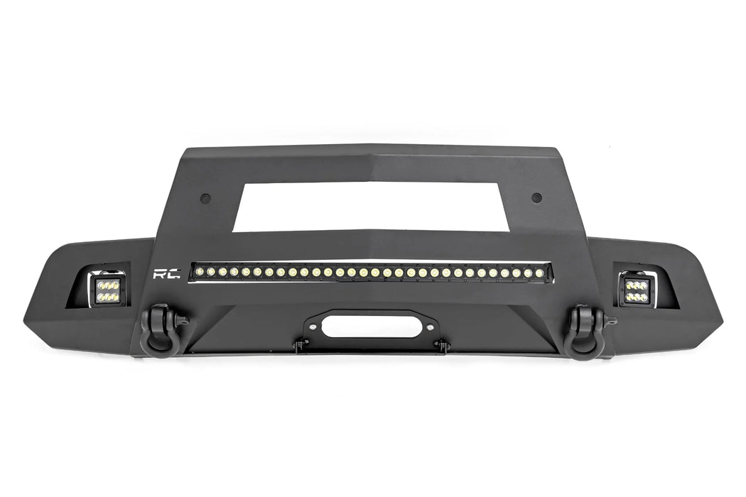 2019-22 2&4WD Chevy Silverado 1500 Front LED hidden winch bumper