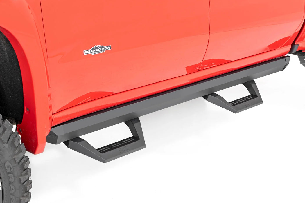 2019-22 Silverado, Sierra 1500; 2020-22 2500HD Crew Cab SRX2 Drop Steps
