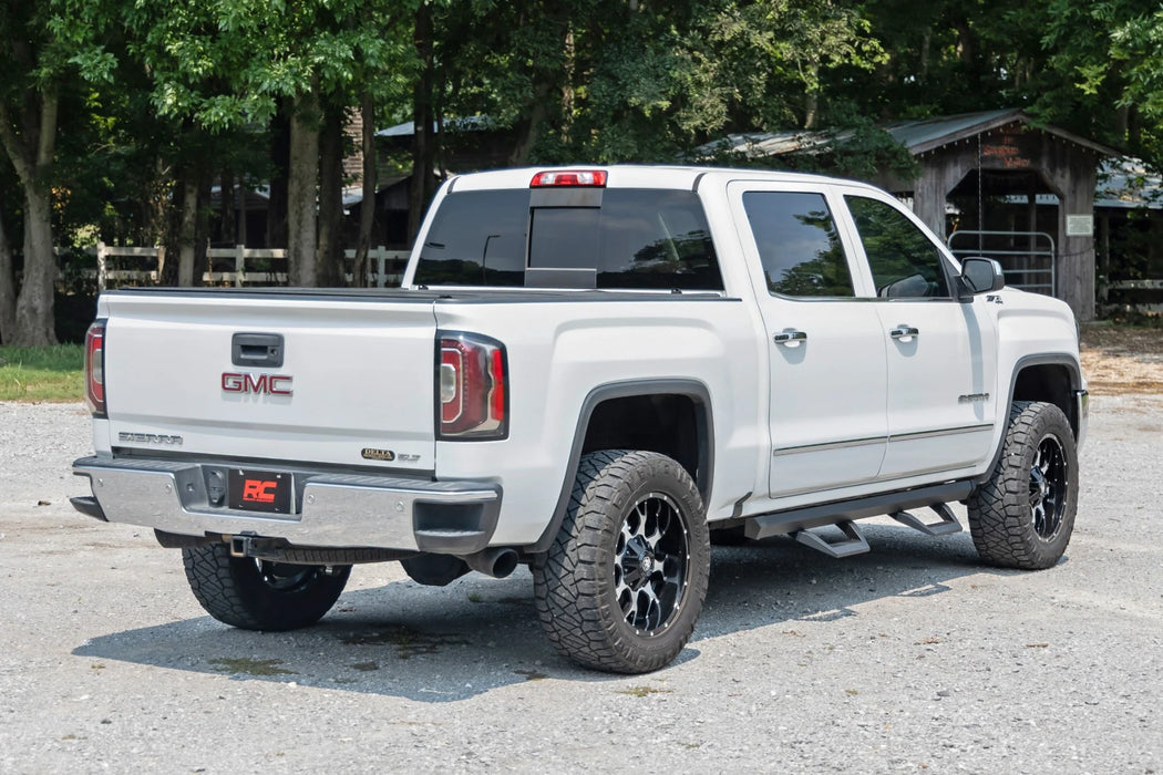 2007-19 Silverado, Sierra 1500 Classic; 2007-18 2500HD, 3500HD Crew Cab SRX2 Drop Steps