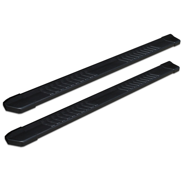2019-24 Chevy Silverado, GMC Sierra 1500, 2500HD, 3500HD 6" Black Textured Aluminum OEM Boards