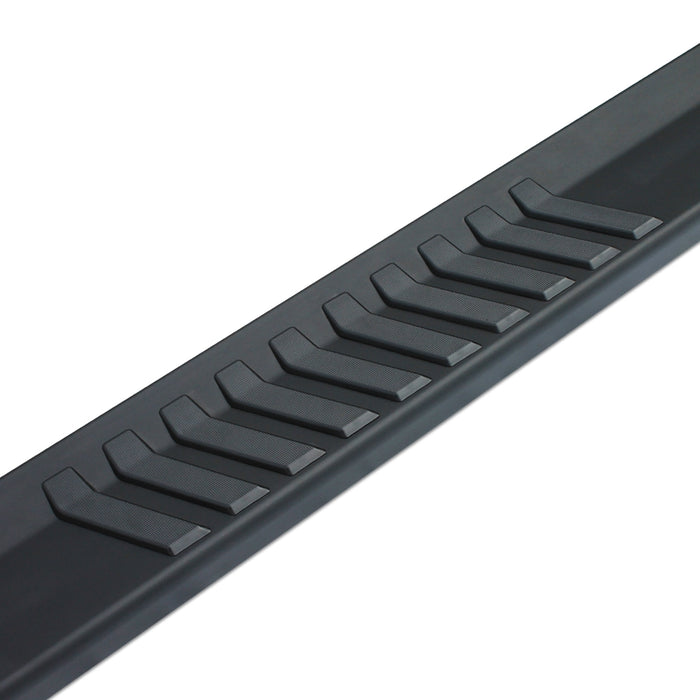 2009-18 Ram 1500, 19-24 Classic  Quad / Extended Cab 6" Black Textured Aluminum OEM Boards
