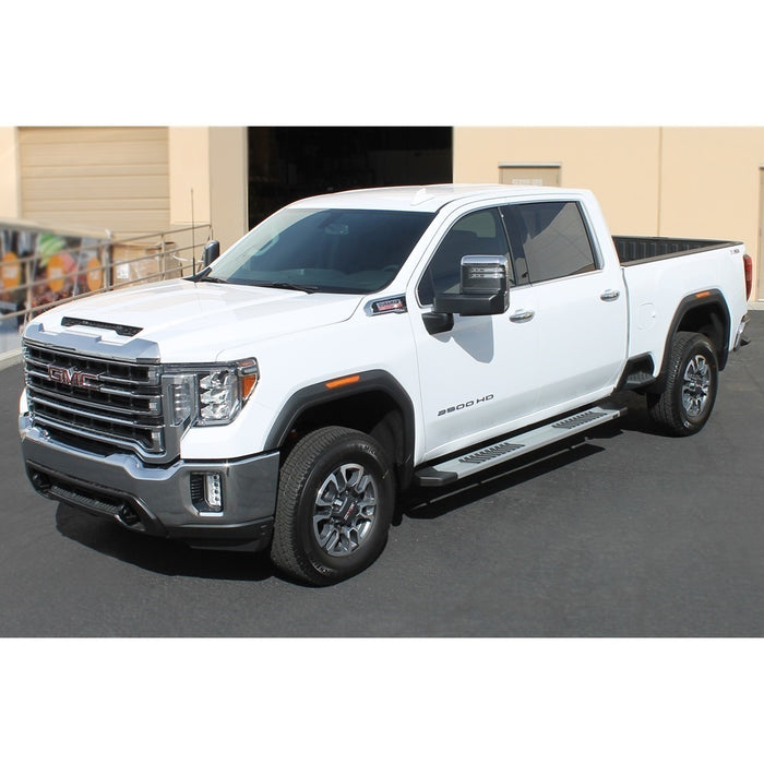 2015-23 Ford F150, 2017-24 F250, F350 6" Black Textured Aluminum OEM Boards