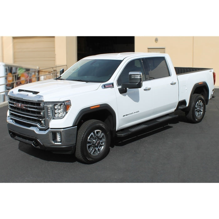 2015-23 Ford F150, 2017-24 F250, F350 6" Black Textured Aluminum OEM Boards