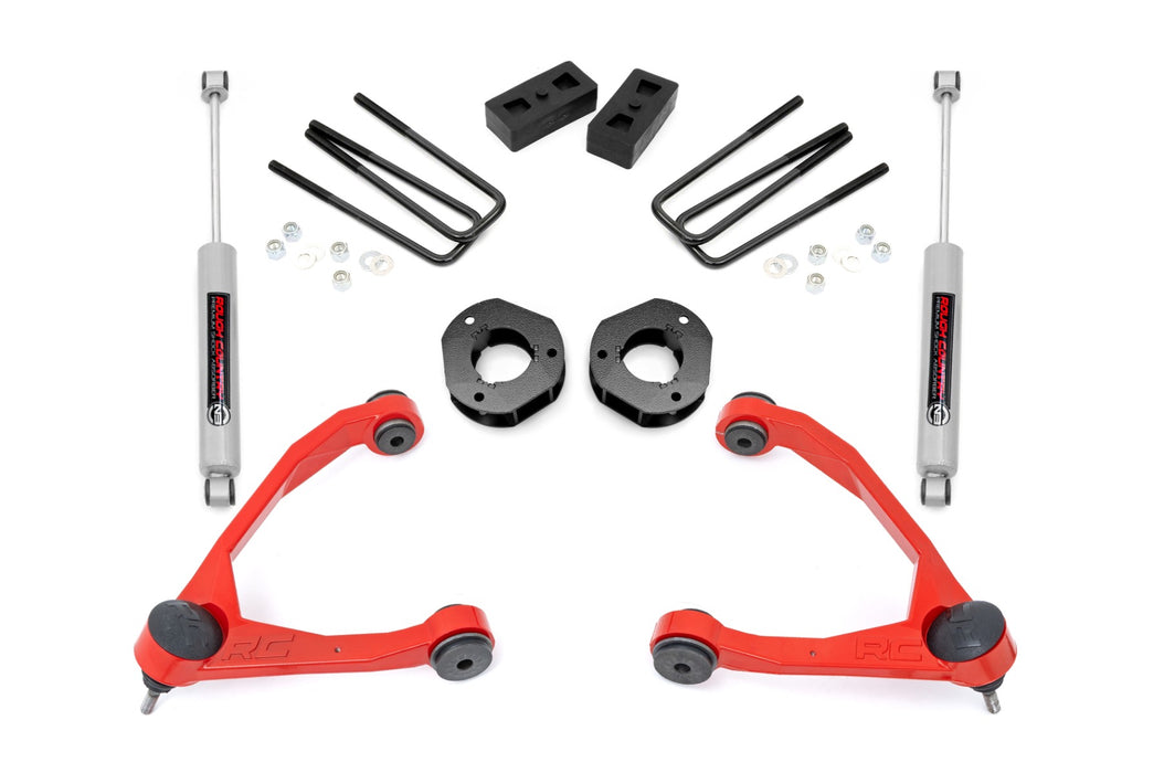 3.5" UCA lift kit for 2007-18 Silverado, Sierra 1500 2WD