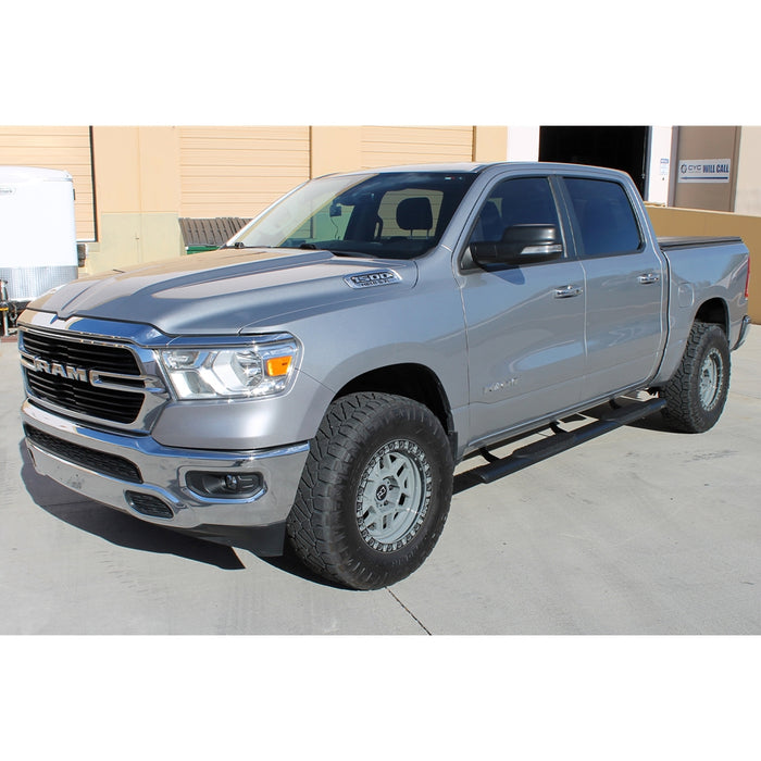 2019-24 Silverado, Sierra 1500, 2500HD, 3500HD 5" Black Tread Step Running Boards