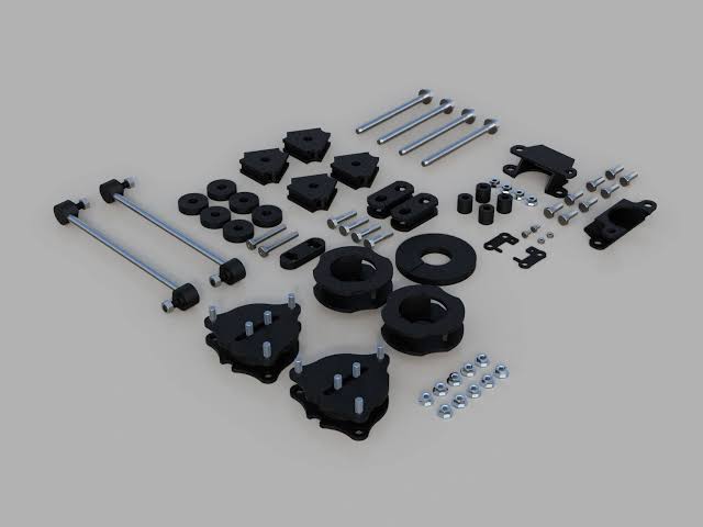 1.5" Front/1.5" Rear lift kit for 2026+ Passport, 23-26 Pilot