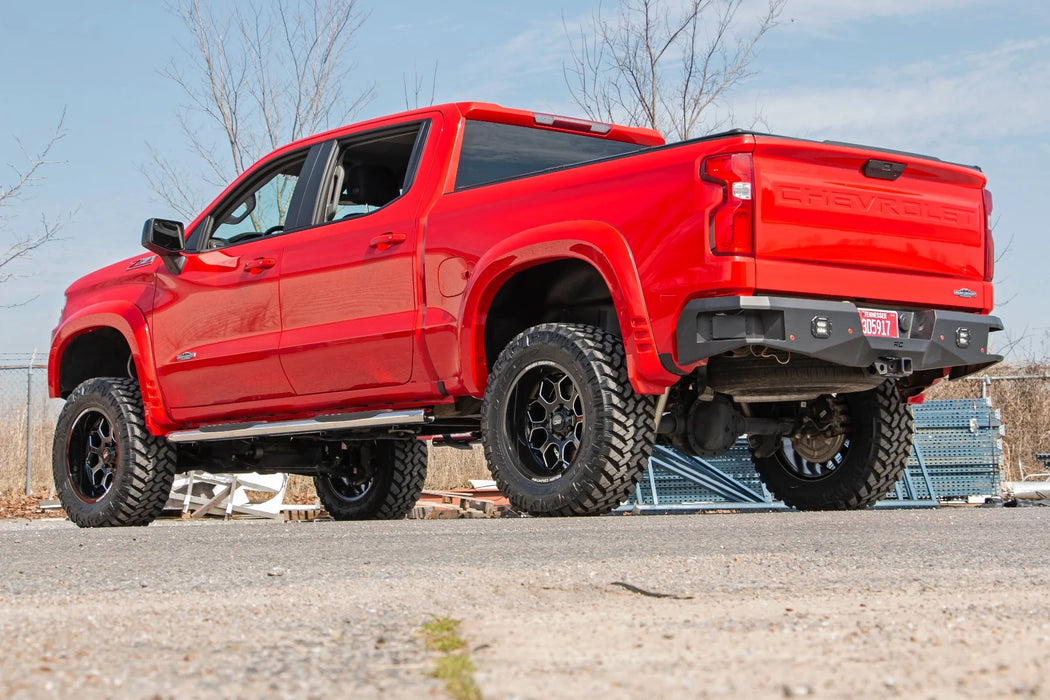 2019-24 Silverado, Sierra 1500, 2500HD, 3500HD Crew Cab Stainless Steel Oval Nerf Steps