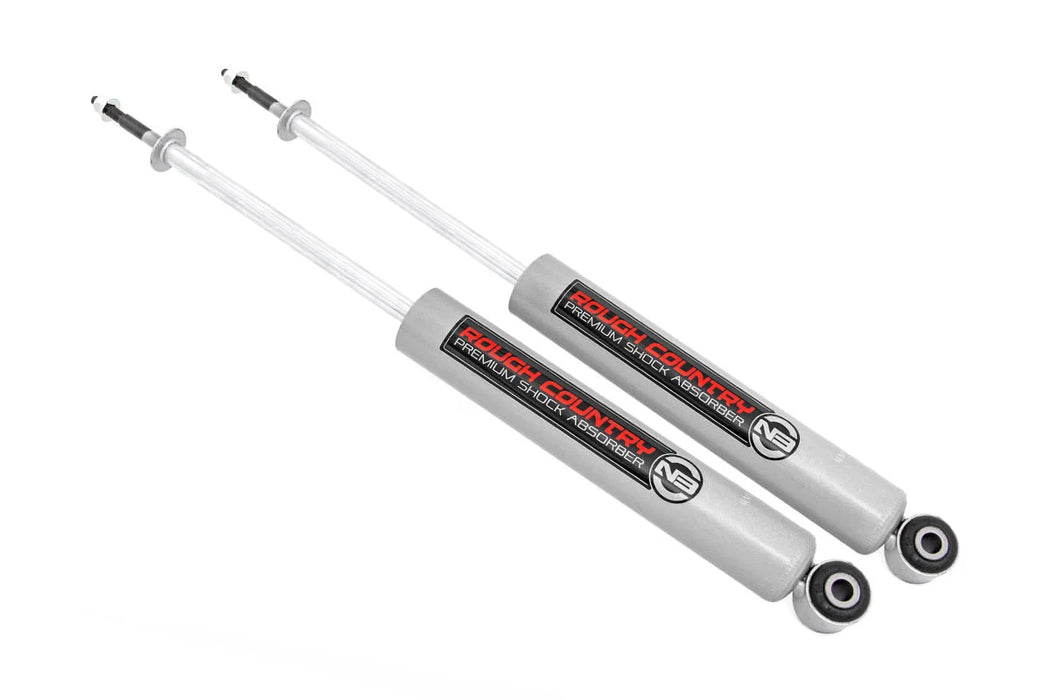 3-4.5" Front Pair Rough Country N3 Shocks, 07-18 Jeep Wrangler JK 4WD