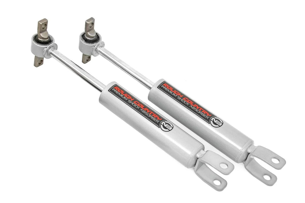 5-8" Front Pair OE Mount Rough Country N3 Shocks, 11-25 Chevy GMC 2500HD 3500HD 4WD 2WD