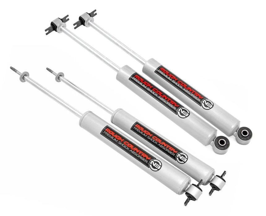3.5-4.5" Front & Rear Rough Country N3 Shocks, 97-06 Wrangler TJ