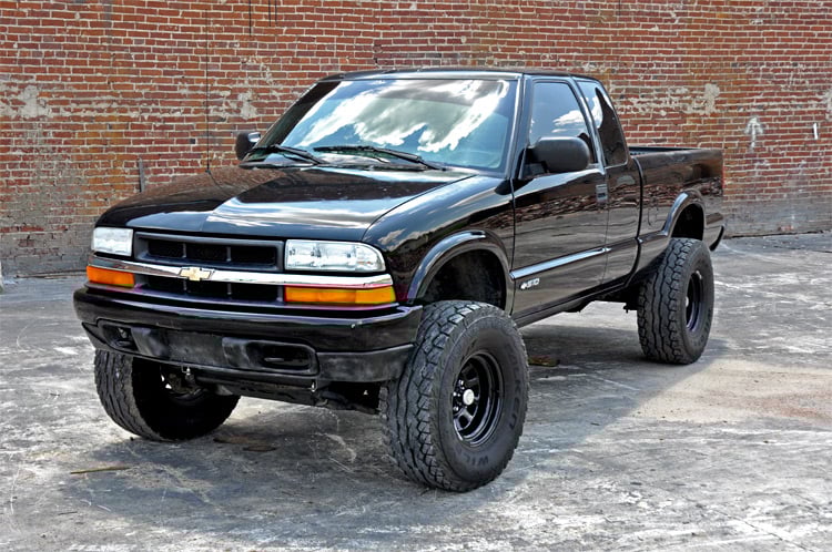 1994-04 4WD Chevy S10 pickup, Blazer, GMC S15 pickup, Jimmy 6" lift kit, N3 Nitro shocks