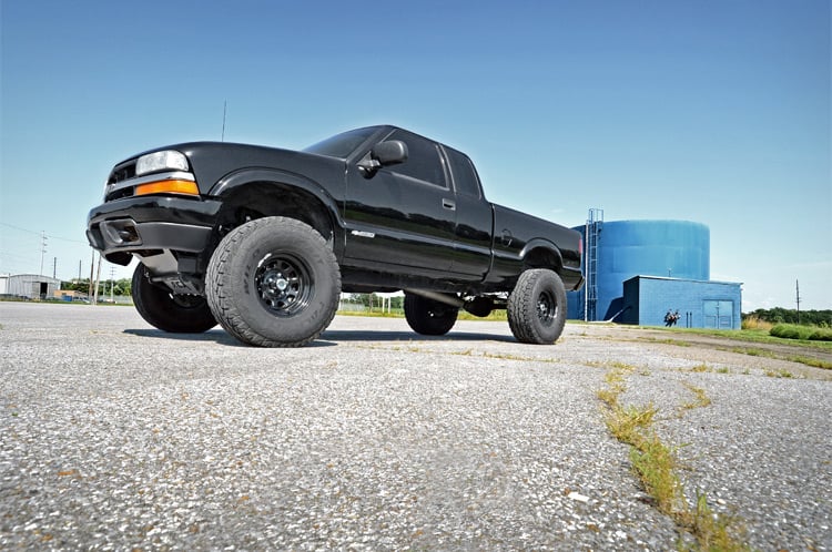 1994-03 4WD Chevy S10 pickup, GMC S15 pickup 2-Door Ext Cab only, 6" NTD lift kit, N3 Nitro shocks