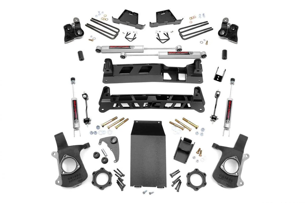 1999-06 Silverado, Sierra 1500 4WD 4" lift kit, N3 Nitro shocks