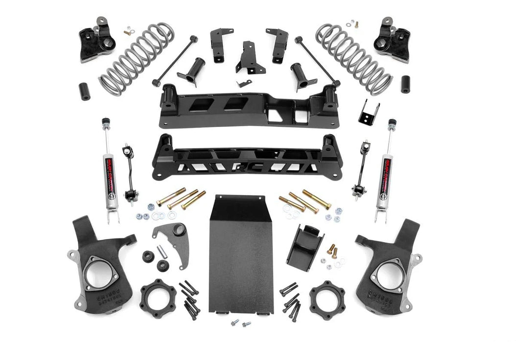 2000-06 2&4WD Avalanche, Suburban, Yukon XL 1500 6" NTD lift kit, N3 Nitro shocks