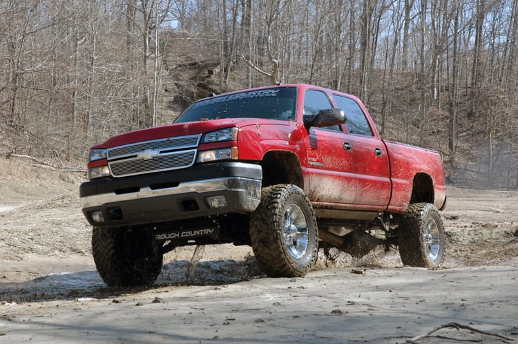 2001-10 4WD Silverado, Sierra 2500HD 6" lift kit