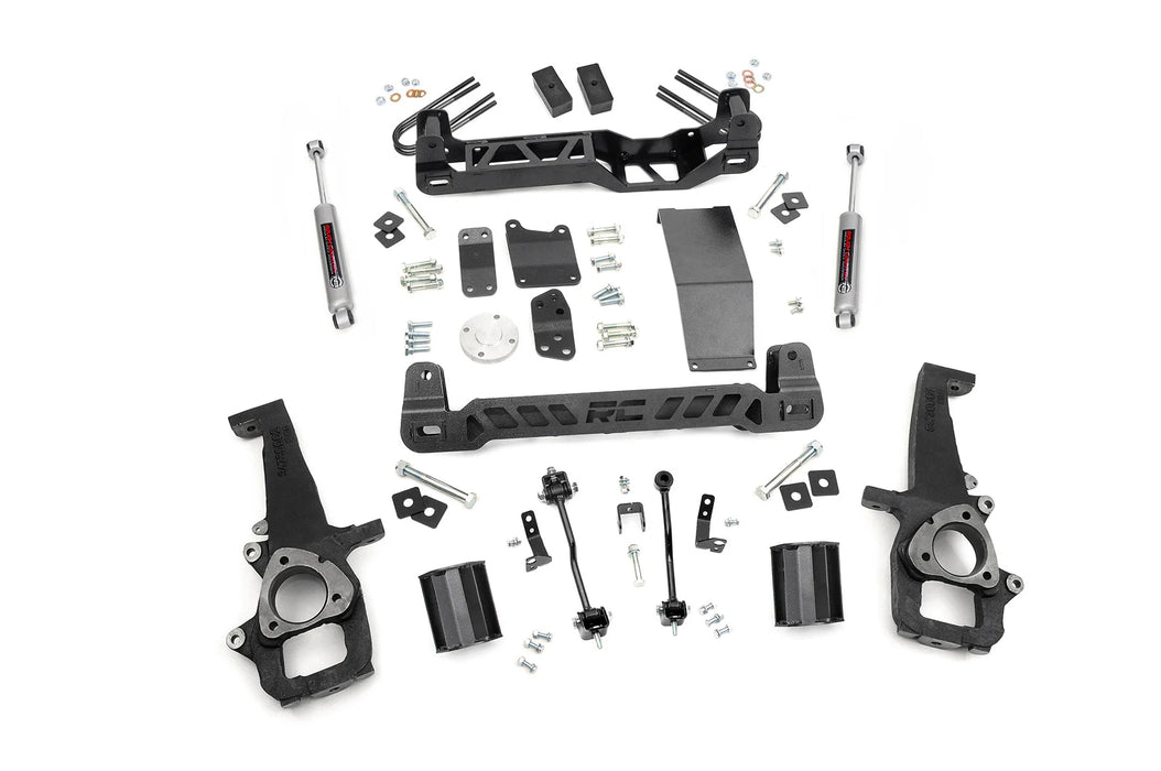 2006-08 4WD Dodge Ram 1500 4" spacer lift kit, N3 Nitro shocks
