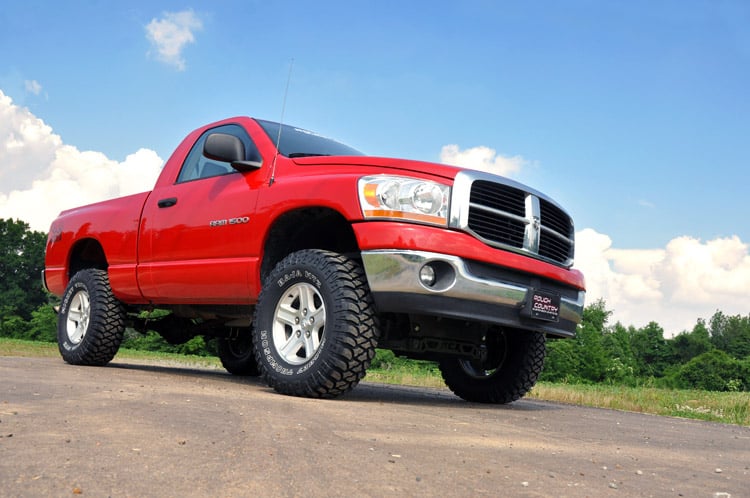 2006-08 4WD Dodge Ram 1500 4" spacer lift kit, N3 Nitro shocks