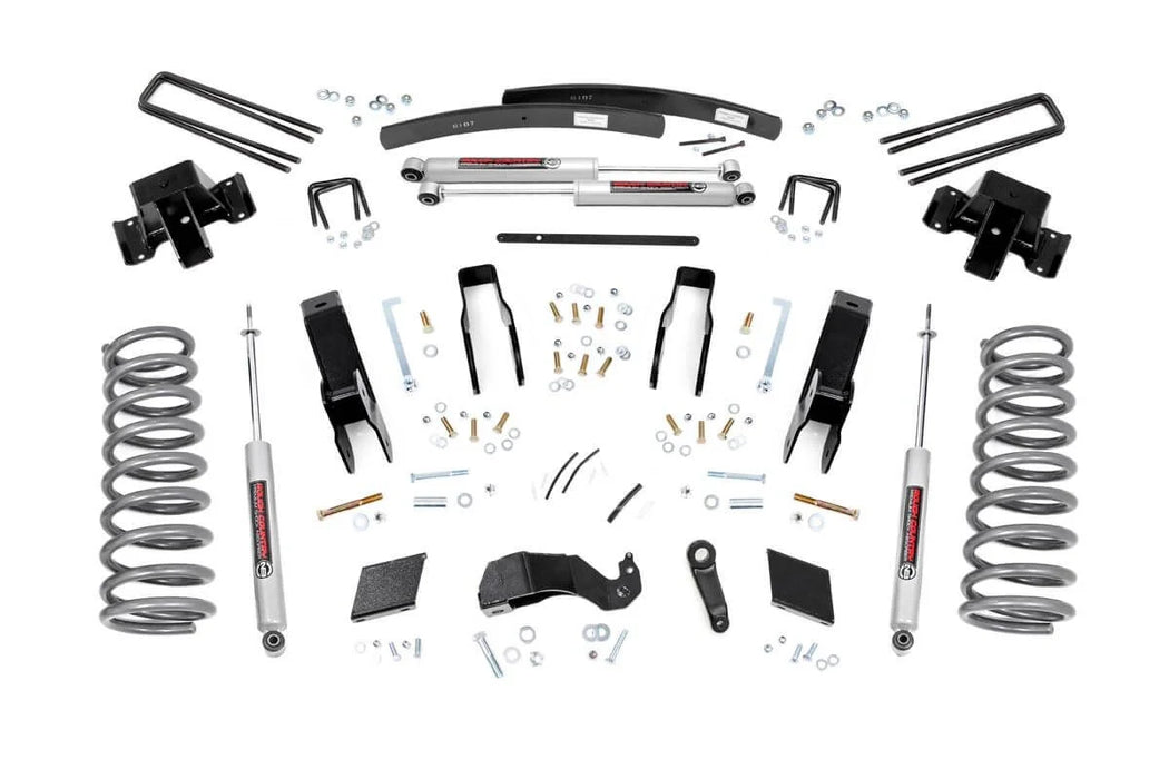 2000-02 Dodge Ram 2500 V10, Diesel 5" lift kit, N3 Nitro shocks